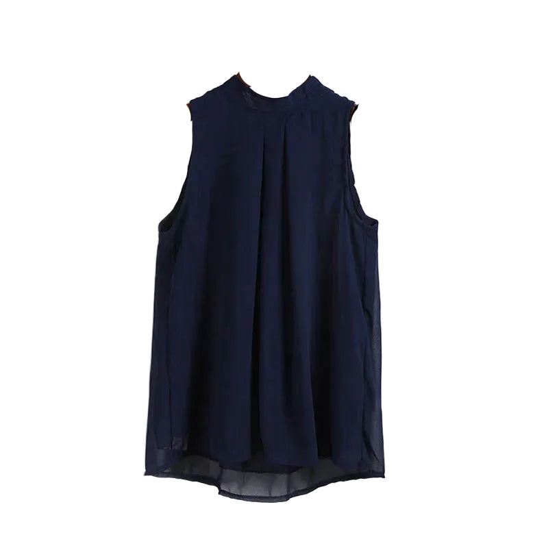 Women Casual Sleeveless Blouse Tops