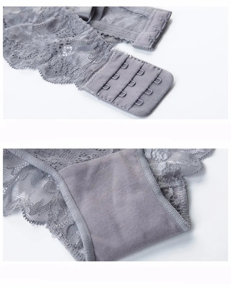 Women Sexy Lace Push Up Underwear Sets