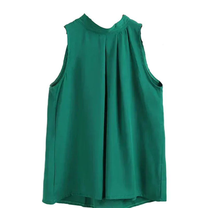 Women Casual Sleeveless Blouse Tops