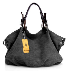 Women Canvas Messenger Crossbody Tote Bag