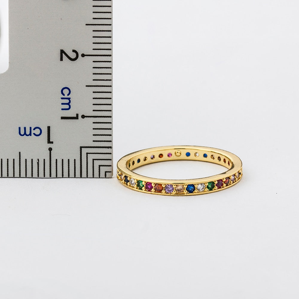 Accessories Women CZ Eternity Band Ring