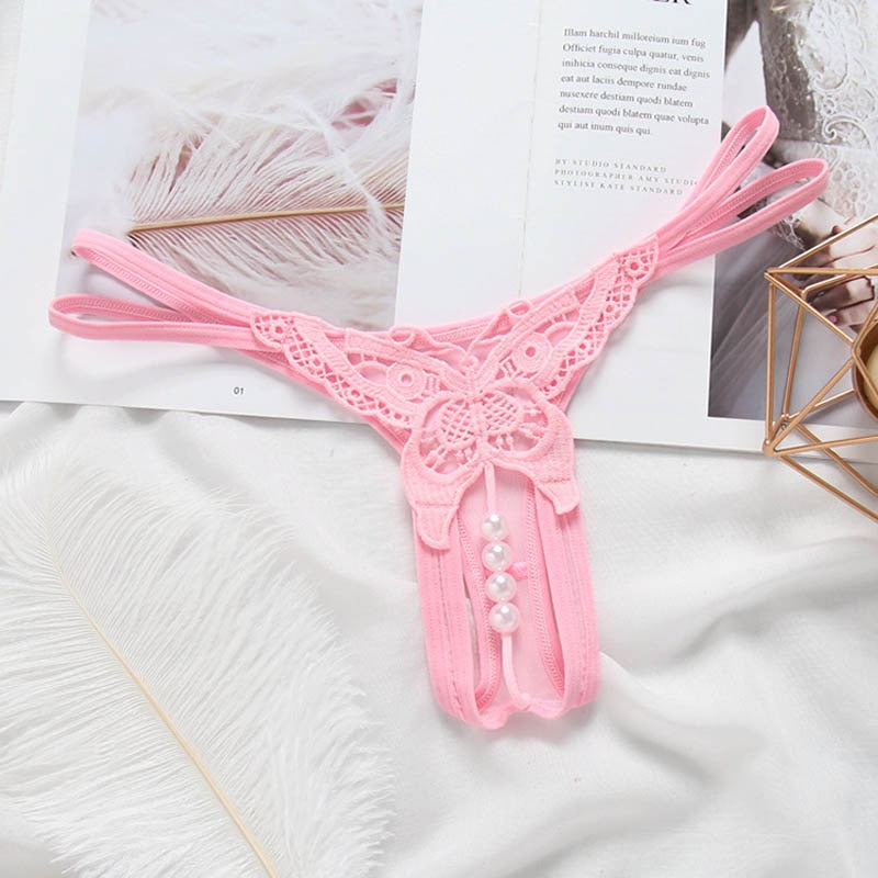 Women Sexy Lace Transparent Panties Lingerie