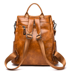 Accessories Women Alligator Leather Anti-Theft Multifunction Backpack