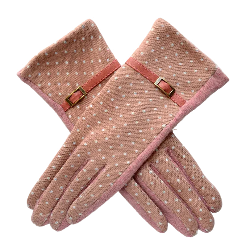 Women Cashmere Elegant Thick Warm Gloves