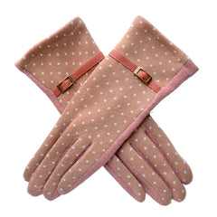 Women Cashmere Elegant Thick Warm Gloves
