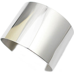Designer Stainless Steel Wide Blank Cuff Bangle Bracelet