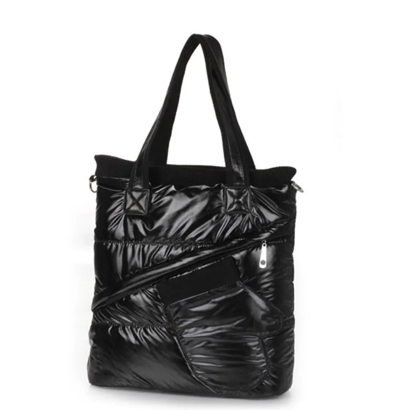 Accessories Women Winter Casual Padded Shoulder Tote Bag
