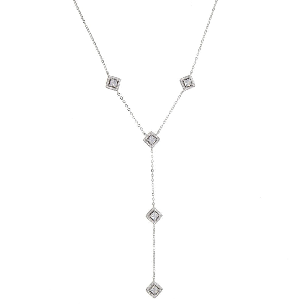 Women Long bling Necklace