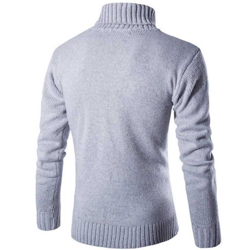 Male Pullover Slim Warm Sweater