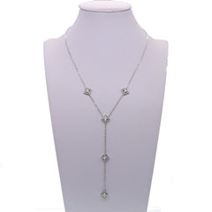 Women Long bling Necklace