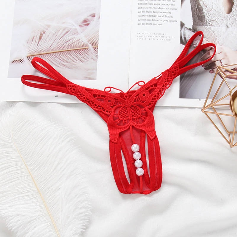 Women Sexy Lace Transparent Panties Lingerie