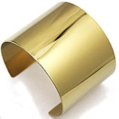 Designer Stainless Steel Wide Blank Cuff Bangle Bracelet