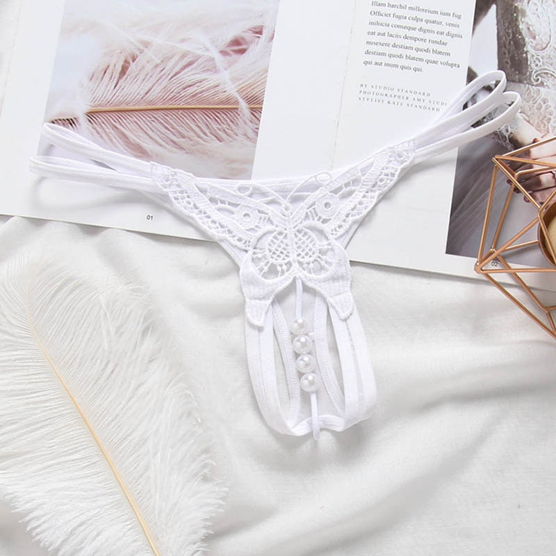 Women Sexy Lace Transparent Panties Lingerie