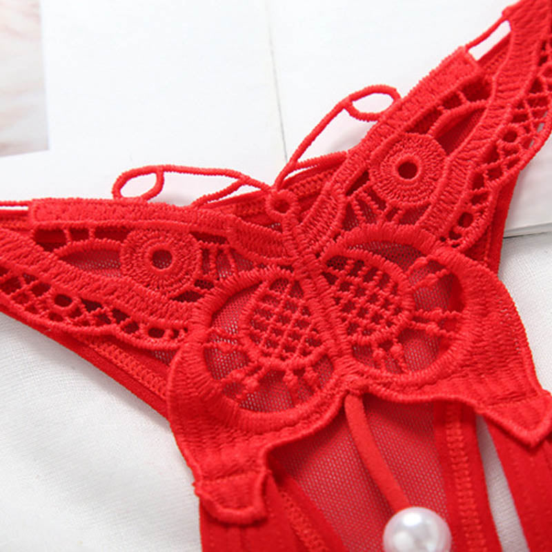 Women Sexy Lace Transparent Panties Lingerie