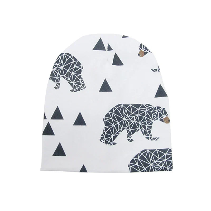 Baby Cotton Beanie Hats 0-24 months