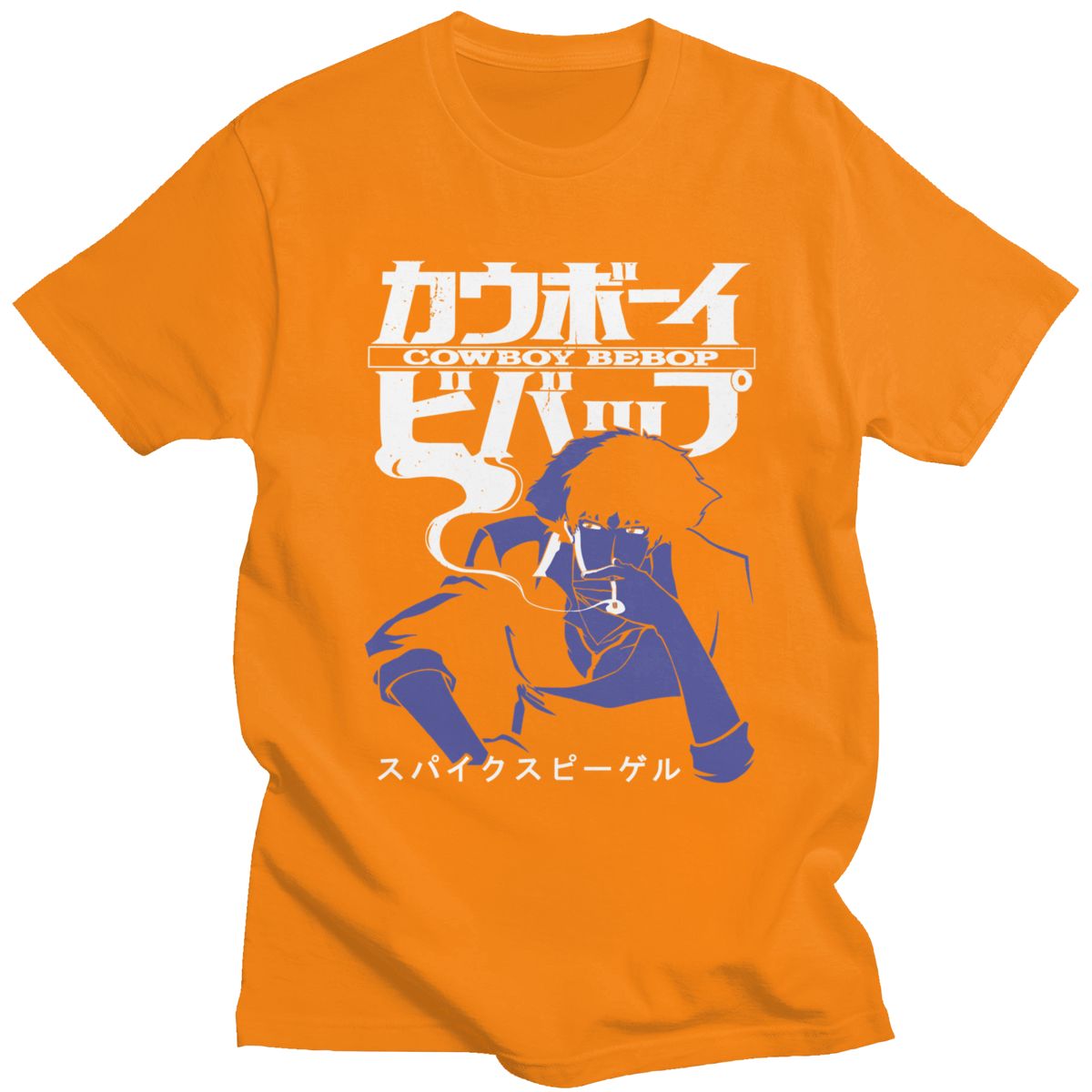 Men Short Sleeve Casual Anime Space Spike T Shirt