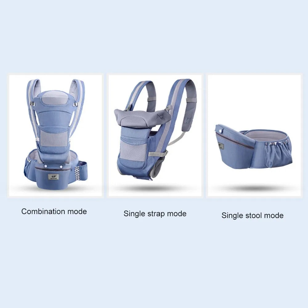 Kangaroo Shoulder Swaddle Sling Infant Kid Wrap Ergonomic Backpack Hipseat