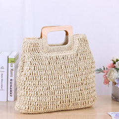 Woman Vintage Bohemian Straw Bag
