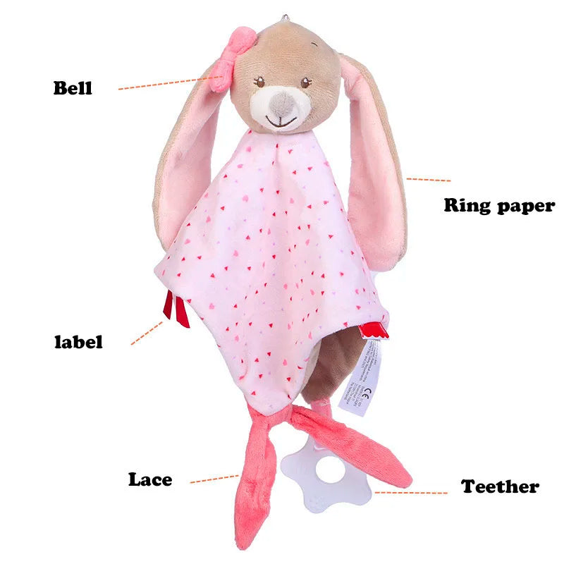 Baby Soft Appease Animals Stuffed Towel Toys