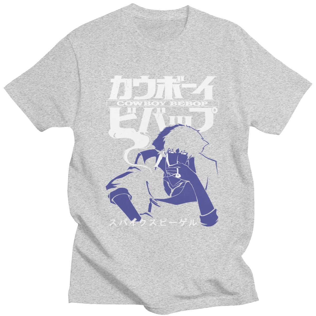 Men Short Sleeve Casual Anime Space Spike T Shirt