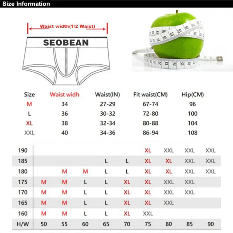 Men Underwear Breathable Cotton Boxer Shorts