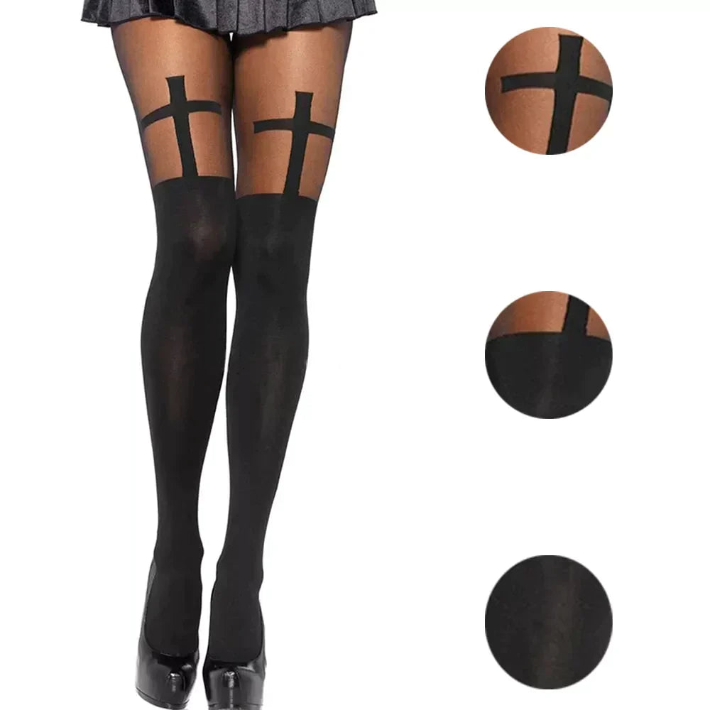 Women Accessories Seamless Opaque Stockings