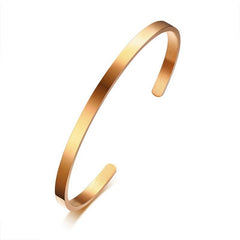 Men Stainless Steel Cuff Bangle Bracelet