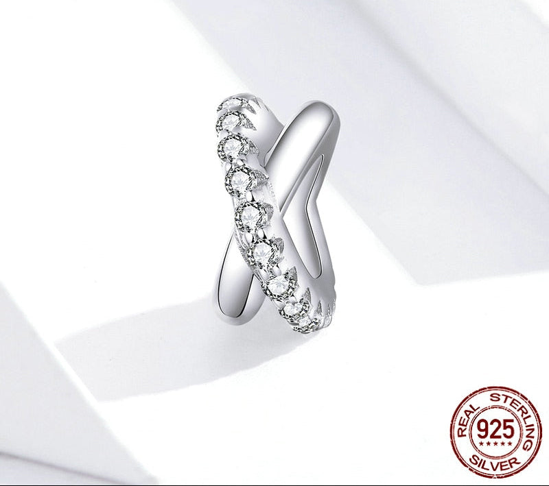 Sterling Silver 925 Cross Galaxy Charm