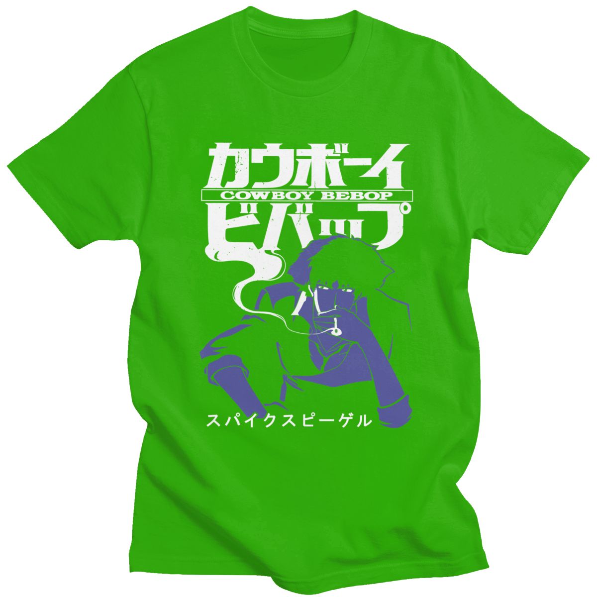 Men Short Sleeve Casual Anime Space Spike T Shirt
