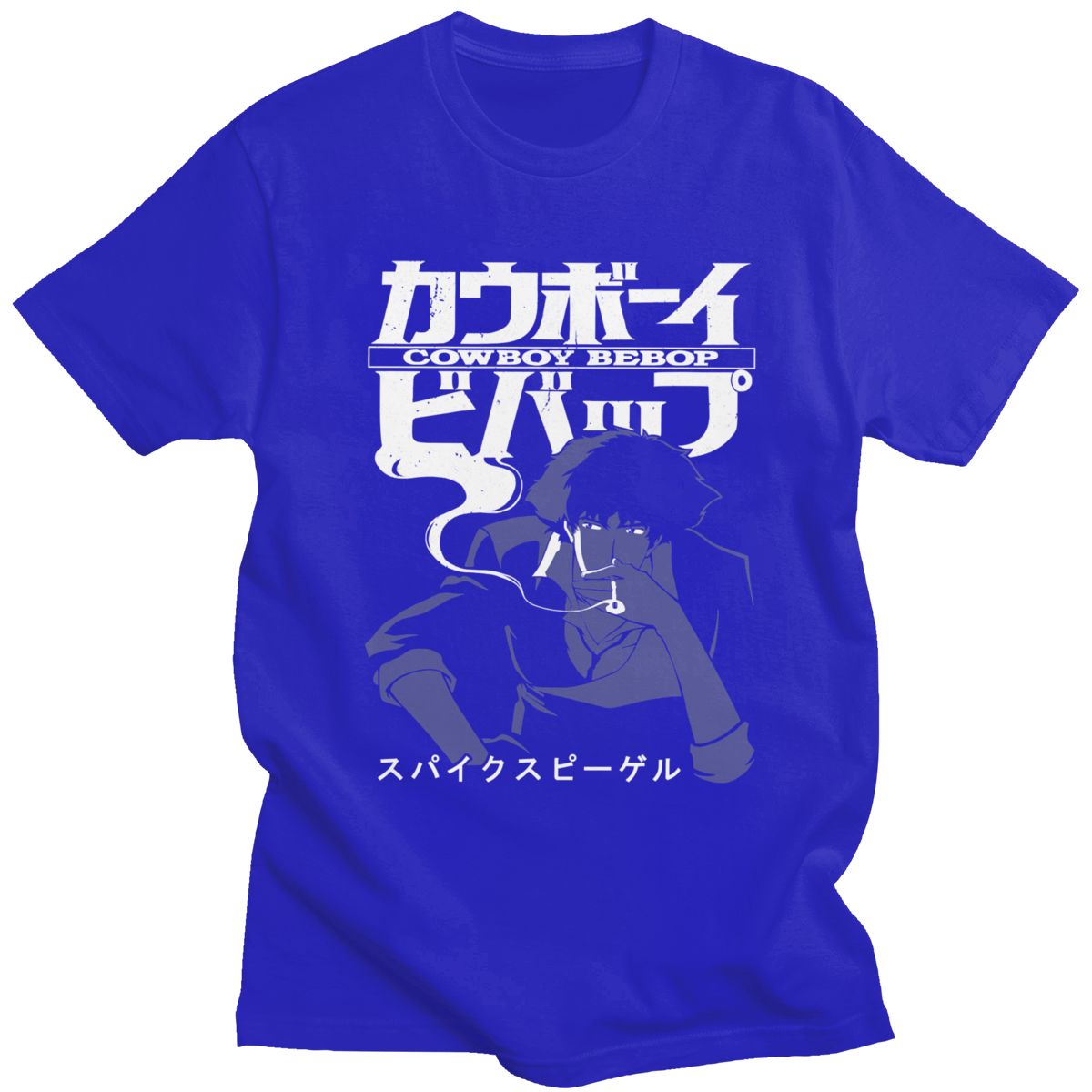 Men Short Sleeve Casual Anime Space Spike T Shirt