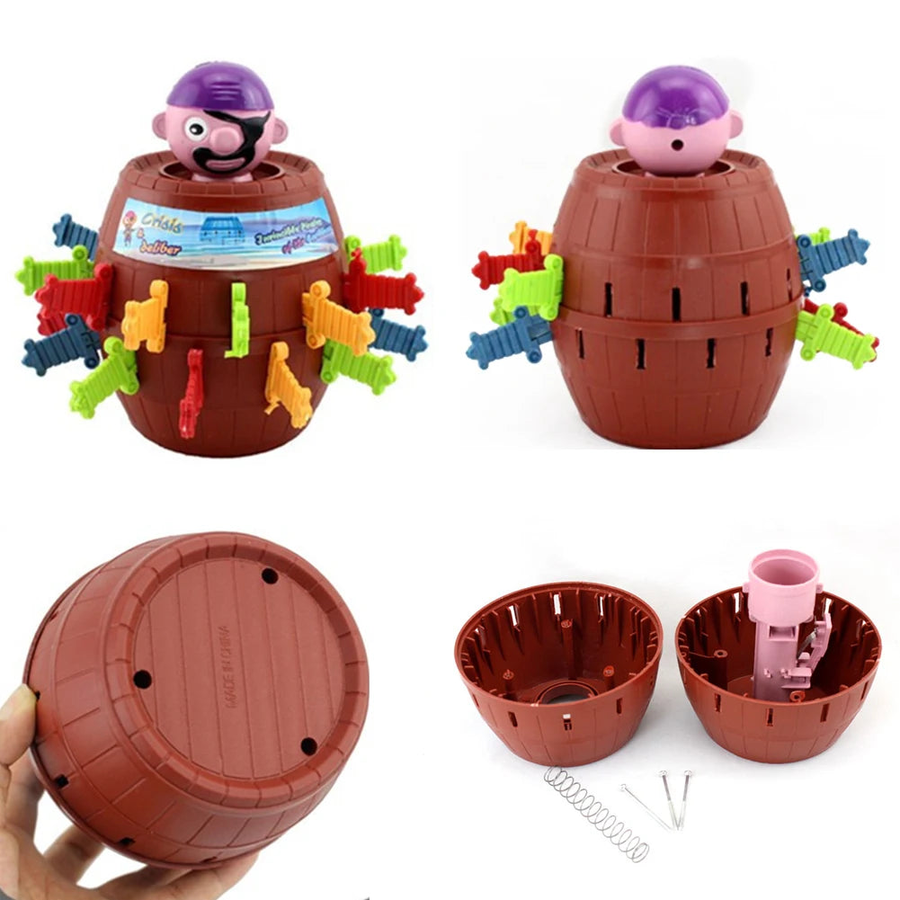 Kids Funny Lucky Game Gadget Jokes Tricky Pirate Barrel