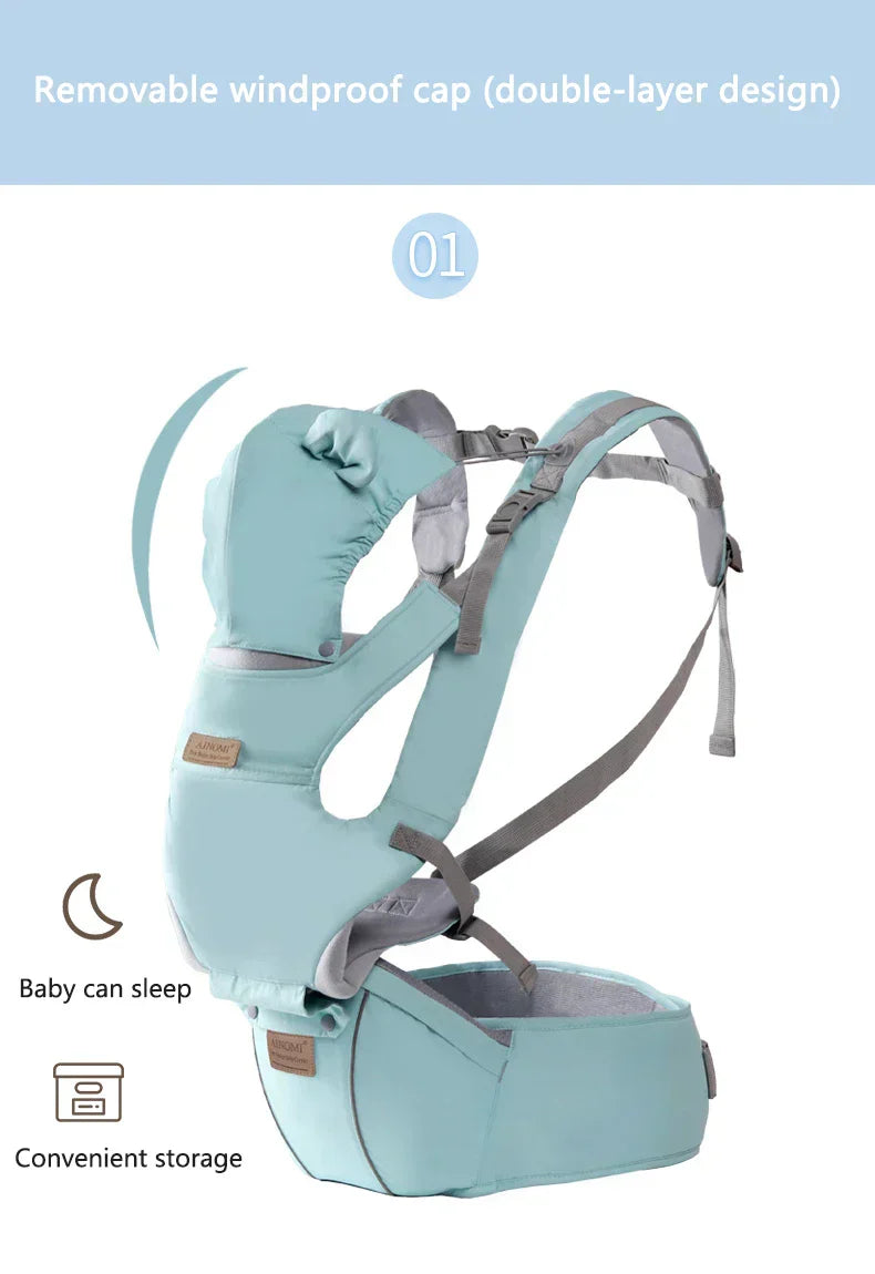 Front Facing Kangaroo Baby Wrap Carrier Infant Sling Infant Hipseat Waist Baby Gear