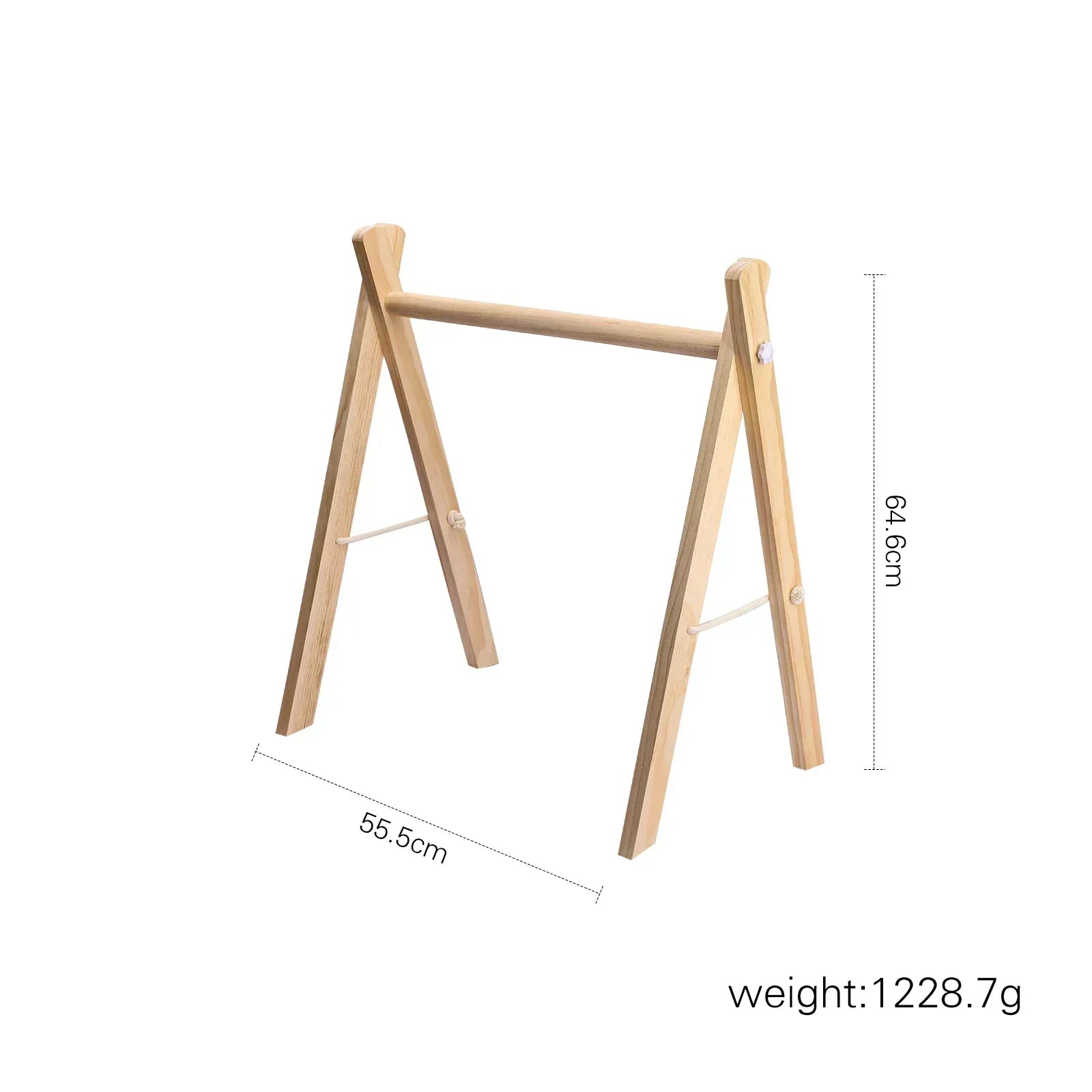 Baby Natural Wooden Hanging Baby Toy Mobile Gym