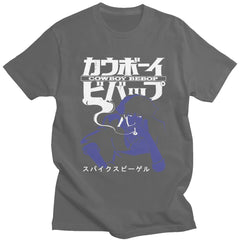 Men Short Sleeve Casual Anime Space Spike T Shirt