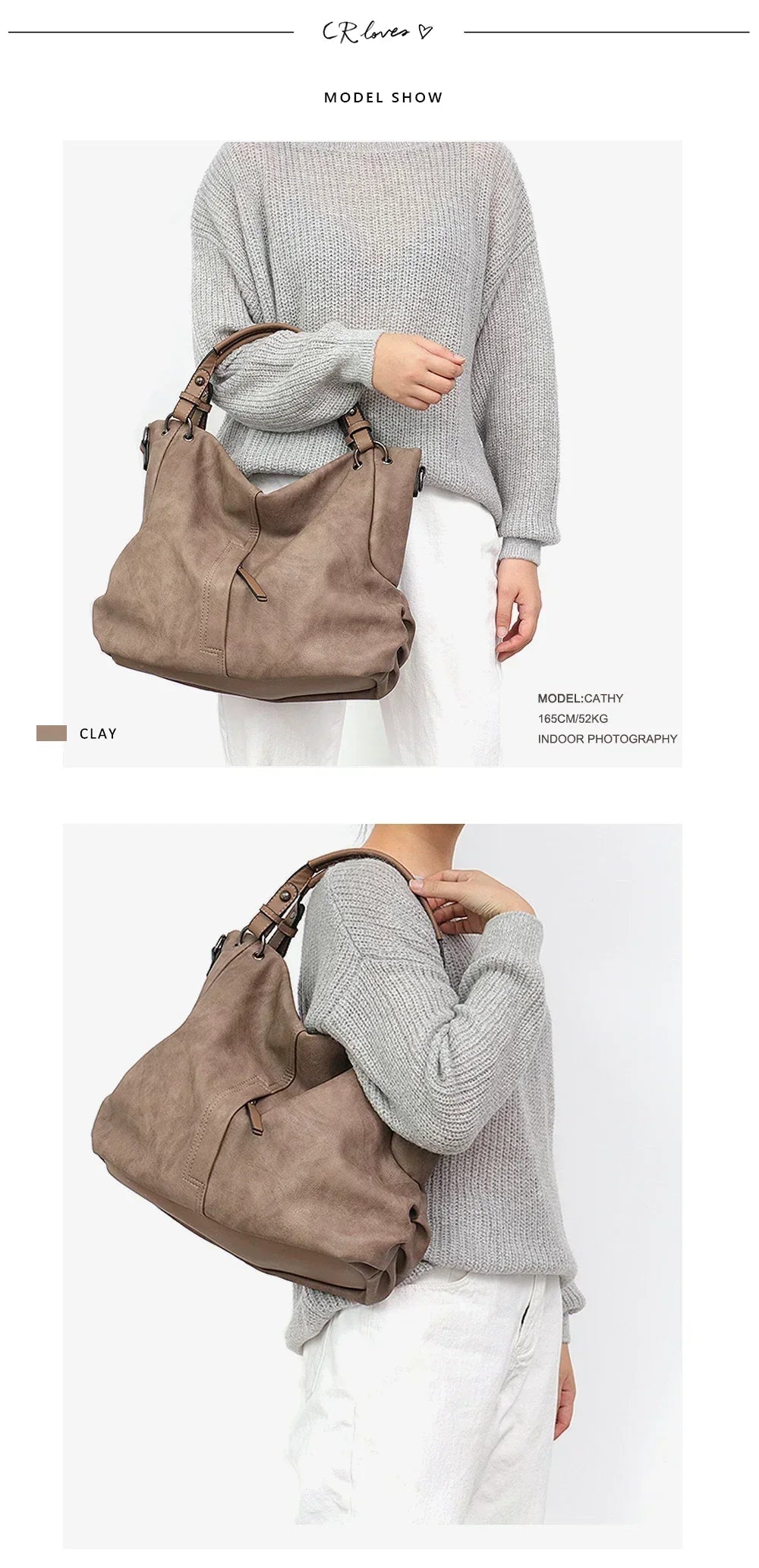 Accessories Women Leather Tassel Shoulder Bags
