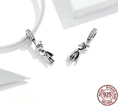 Sterling Silver 925 Prince of the Sea Pendant Charms