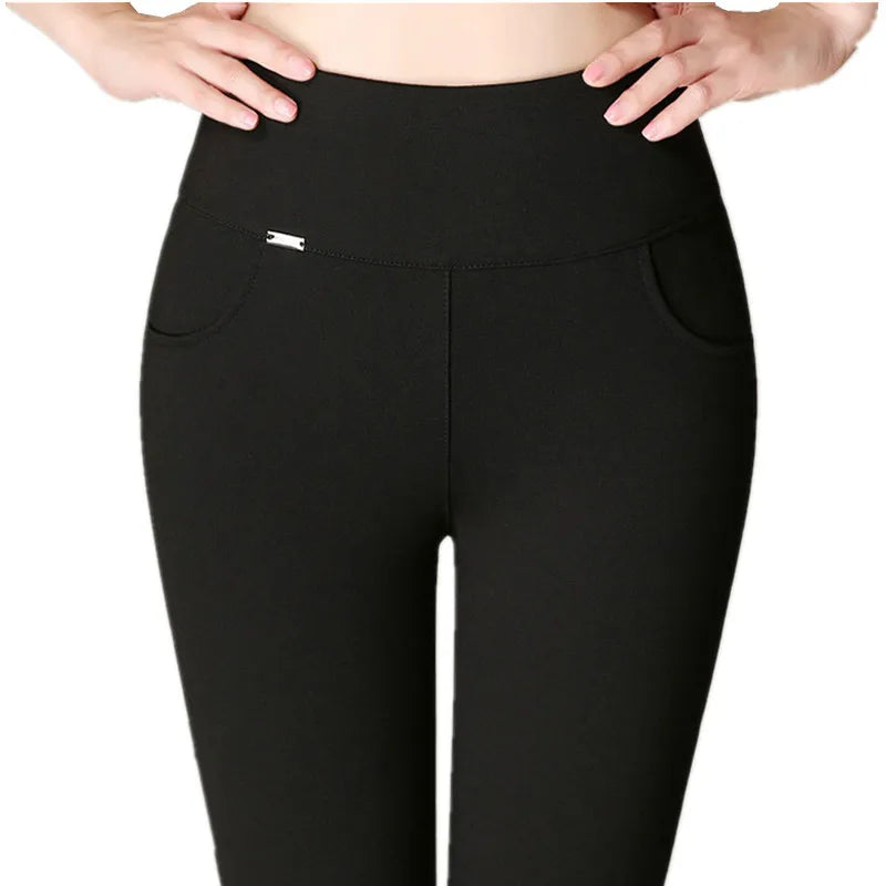 Women Casual Skinny Black Leggings