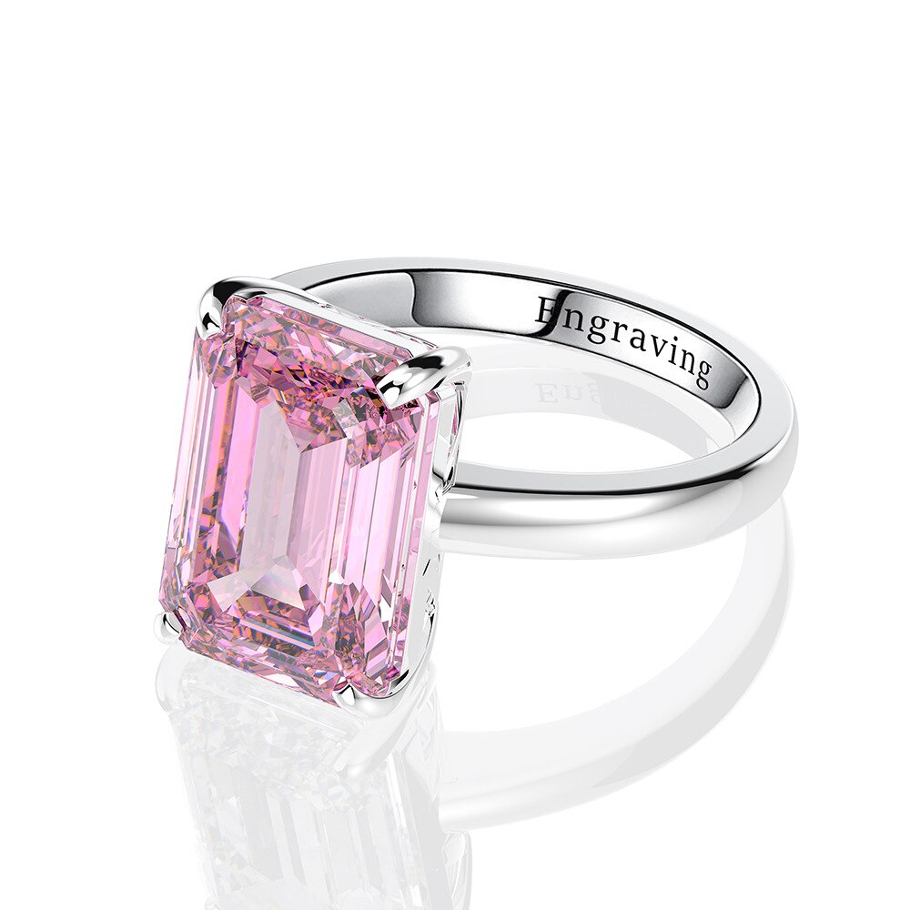 Sterling Silver 925 Gemstone Diamond Ring