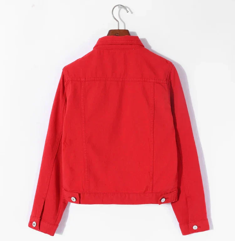 Women Long Sleeve Denim Jackets