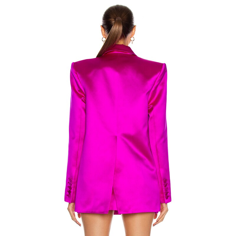 Women Casual Vintage Long Sleeve Blazer Bras & Mini Skirts Co-ord
