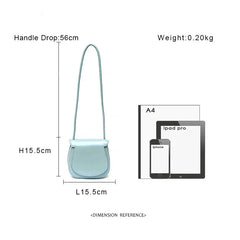Women PU Leather Bright Crossbody Bags