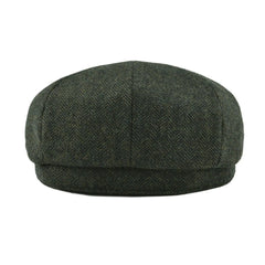 Men Classic Woolen Herringbone Gatsby Hat