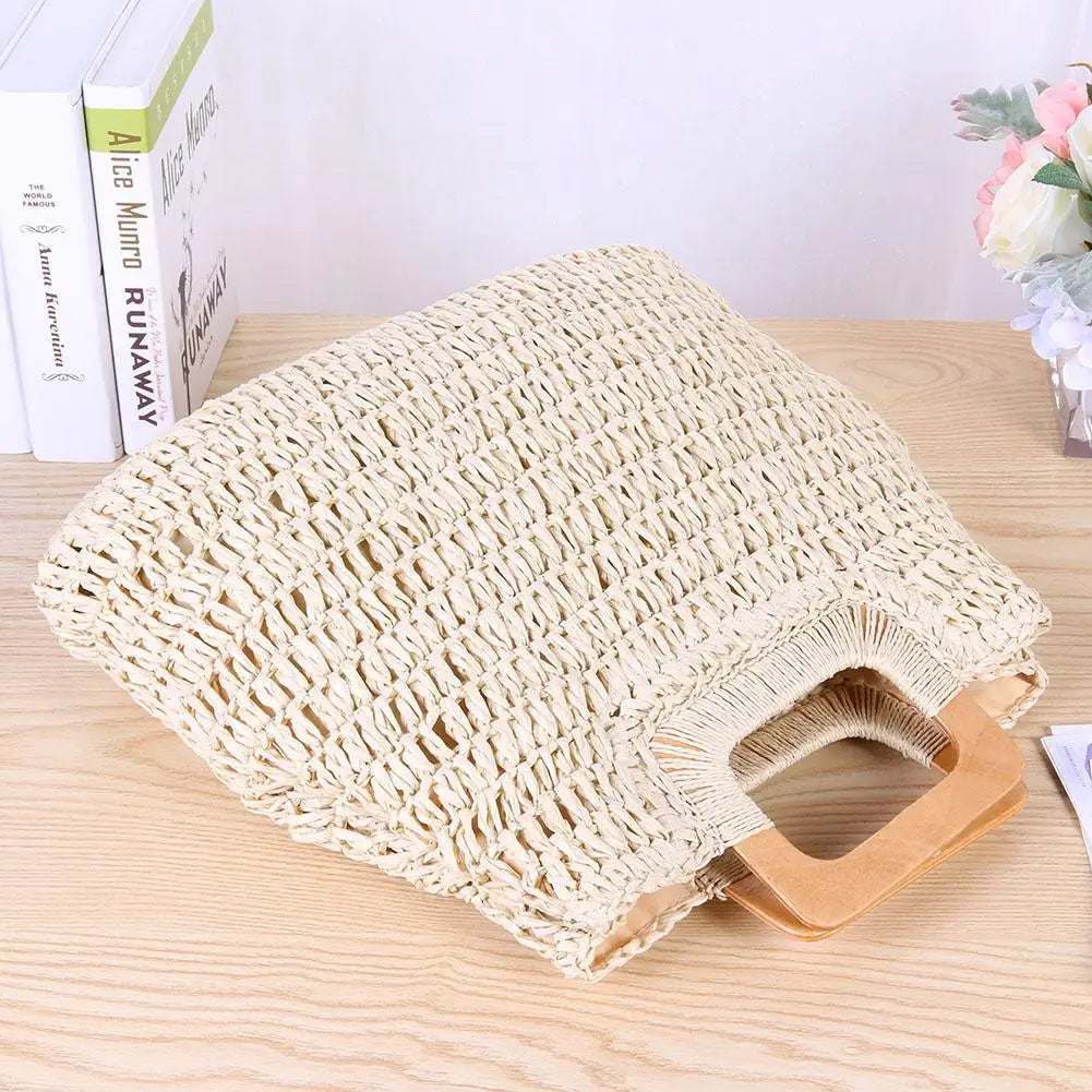 Woman Vintage Bohemian Straw Bag
