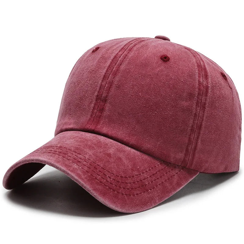 Unisex Cotton Adjustable Snapback Baseball Cap