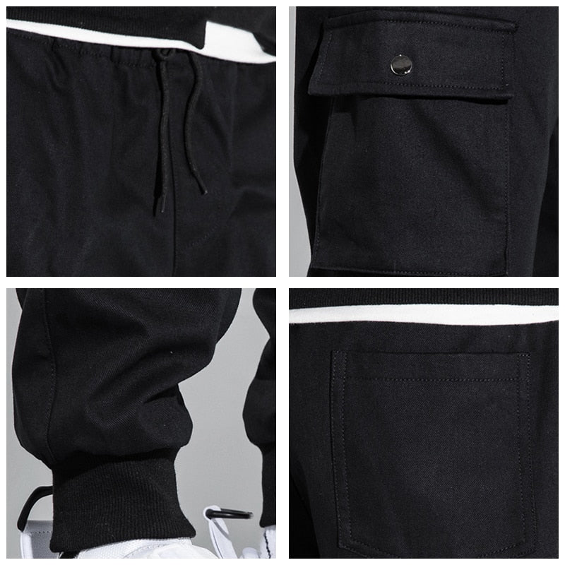 Men Streetwear Hip Hop Cargo Pants