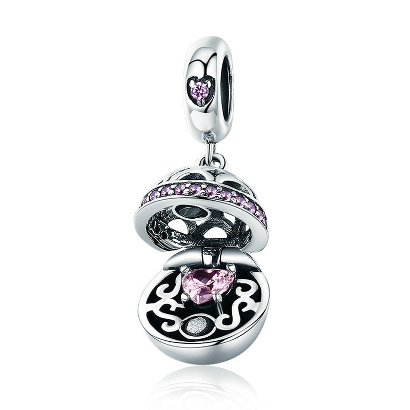 Sterling Silver 925 Prince of the Sea Pendant Charms
