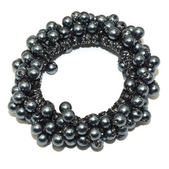 Woman Accessories Elegant Pearl Beads Scrunchies