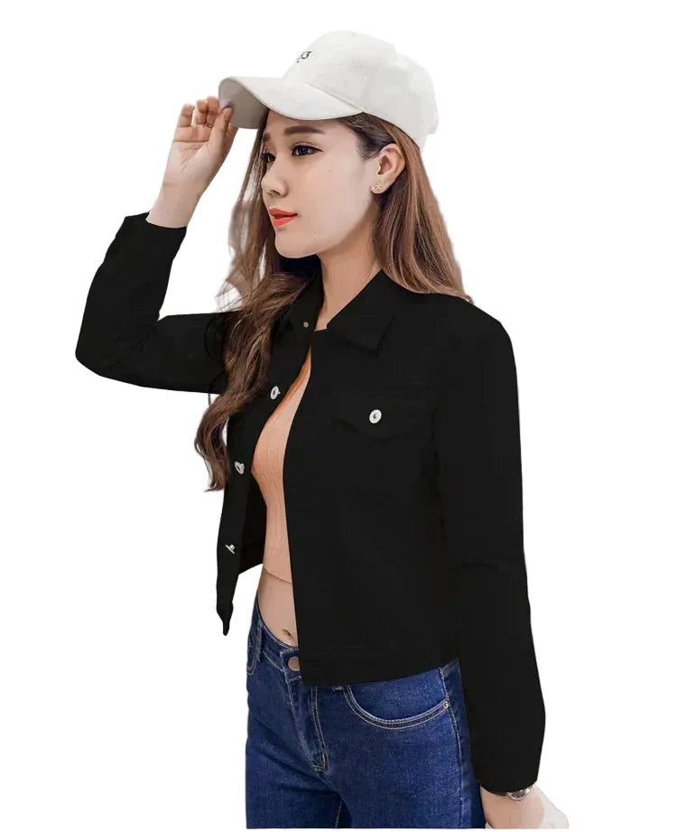 Women Long Sleeve Denim Jackets