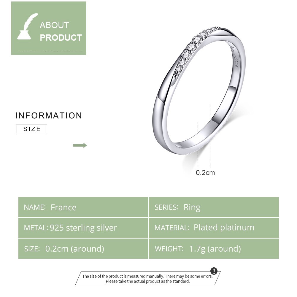 Sterling Silver 925 Dazzling Cubic Zirconia Ring