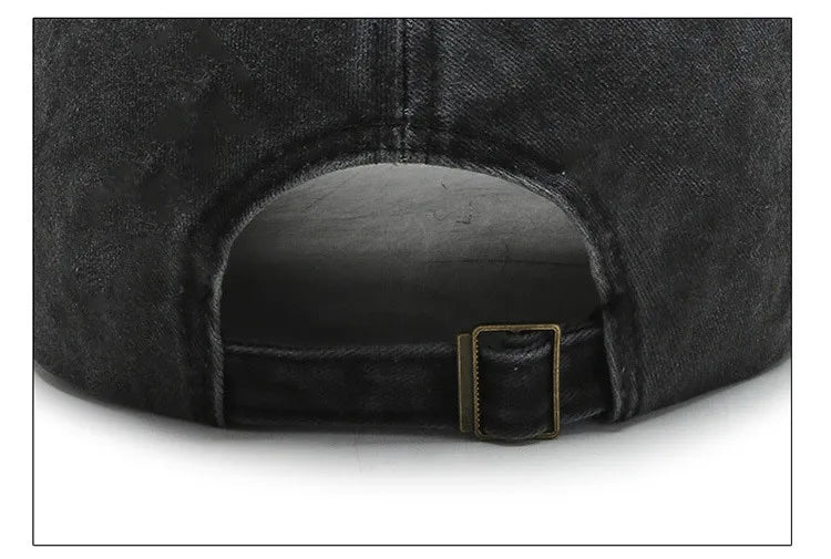Unisex Cotton Adjustable Snapback Baseball Cap